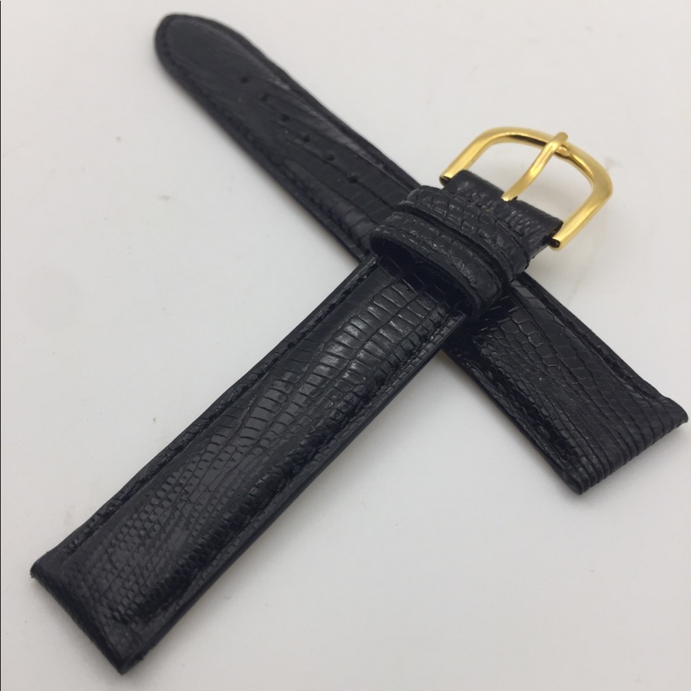 Watch Band Men Genuine Lizard